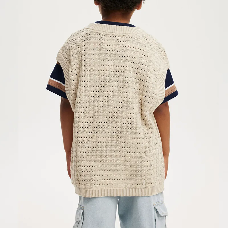 custom-kids-pointelle-knit-sweater-vest-back