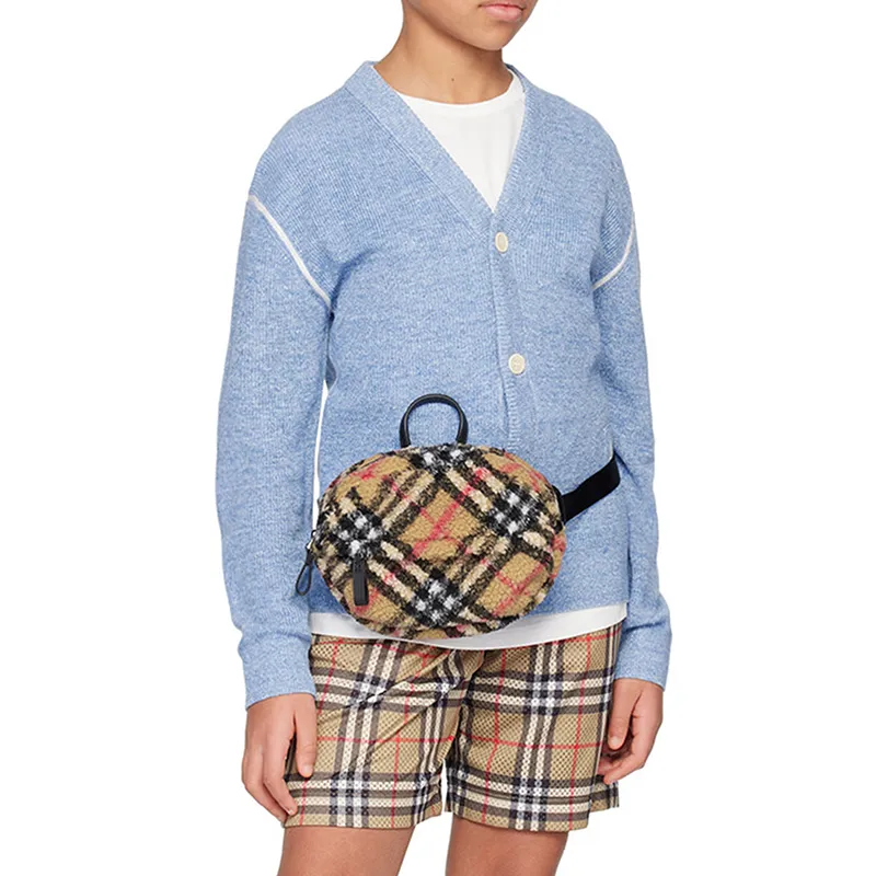 custom-kids-v-neck-ribbed-cardigan-sweater-model-showcase