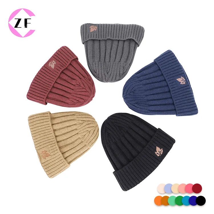 custom-unisex-chunky-rib-knit-cuffed-beanie