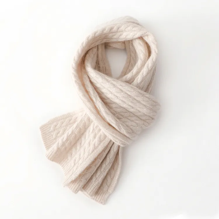 custom-cable-knit-winter-scarf-beige