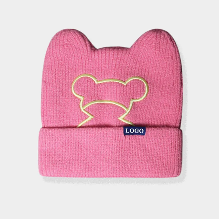 custom-cute-bear-ear-beanie-hat-light-pink