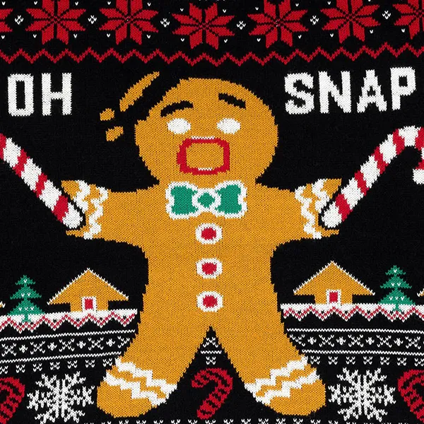 custom-oh-snap-gingerbread-man-christmas-sweater-knitting-details