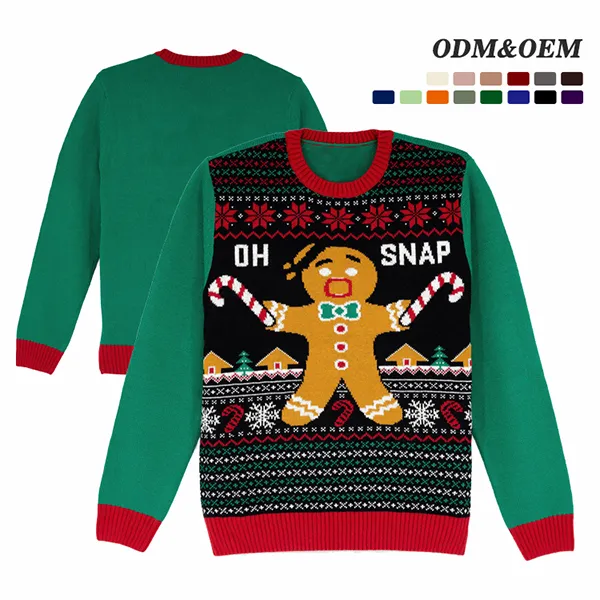 custom-oh-snap-gingerbread-man-christmas-sweater