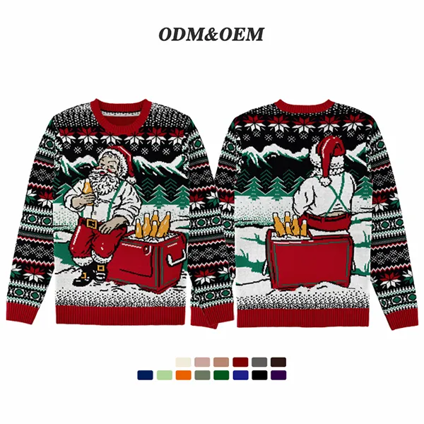 custom-santa-beer-cooler-christmas-sweater