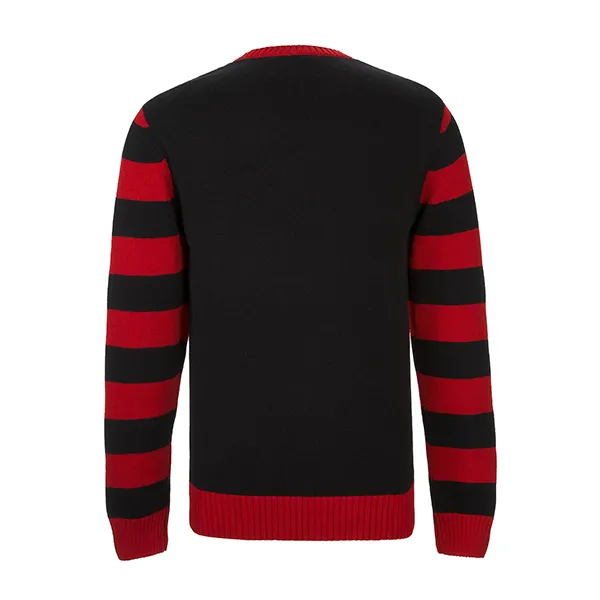 custom-santa-hockey-player-christmas-sweater-back