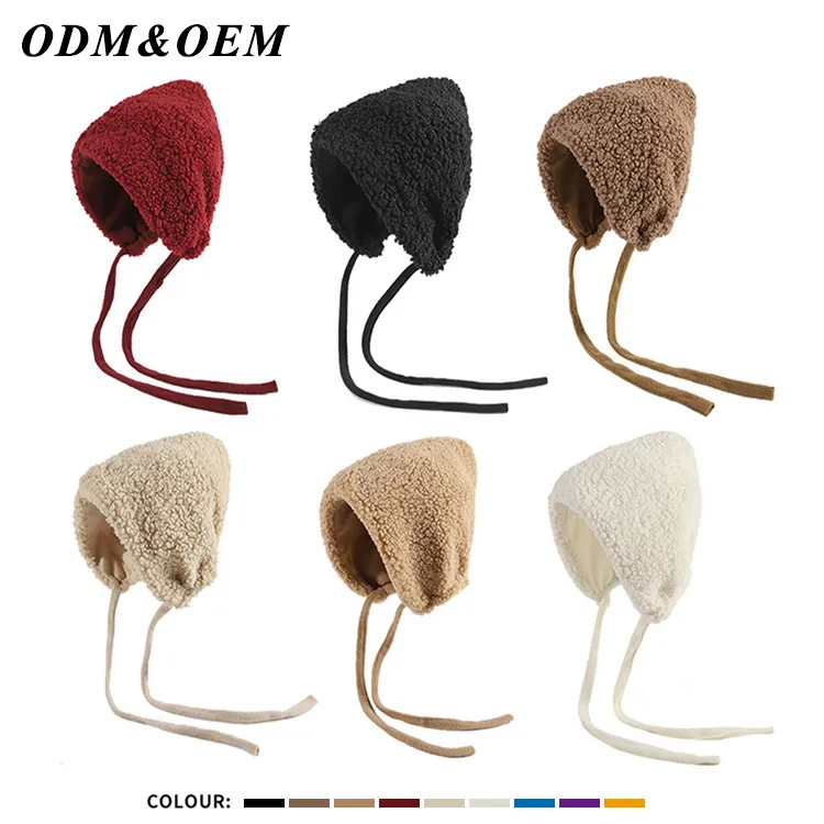 custom-sherpa-fleece-bonnet-winter-hat