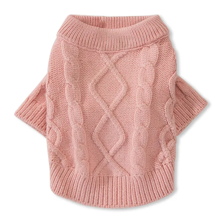 custom-cable-knit-pet-sweater-pink