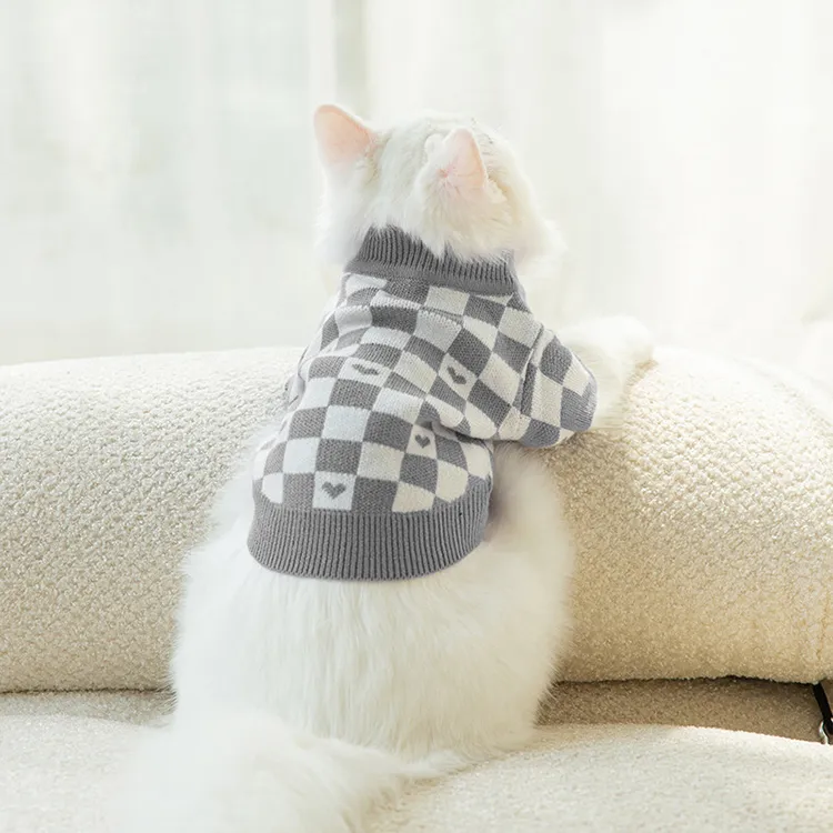 custom-checkerboard-heart-pet-sweater-grey