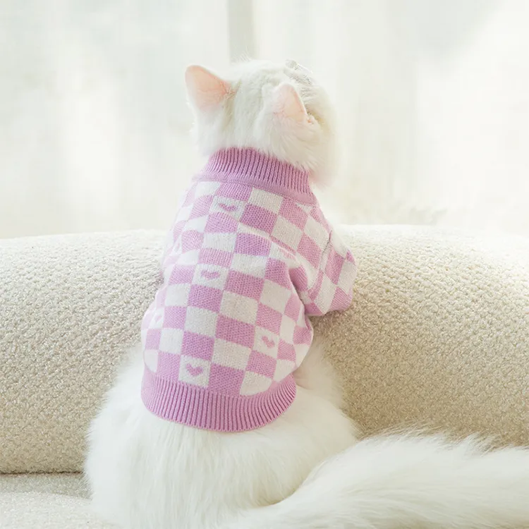 custom-checkerboard-heart-pet-sweater-pink