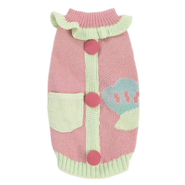 custom-ruffled-collar-pet-cardigan-pink