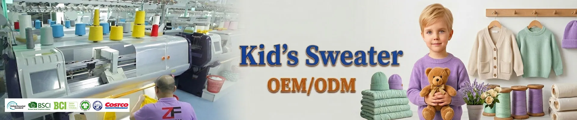 Kids' Sweaters Manufacturer