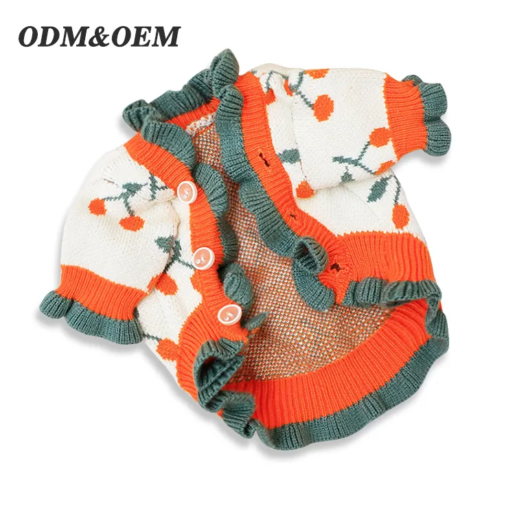 custom-cherry-print-pet-cardigan