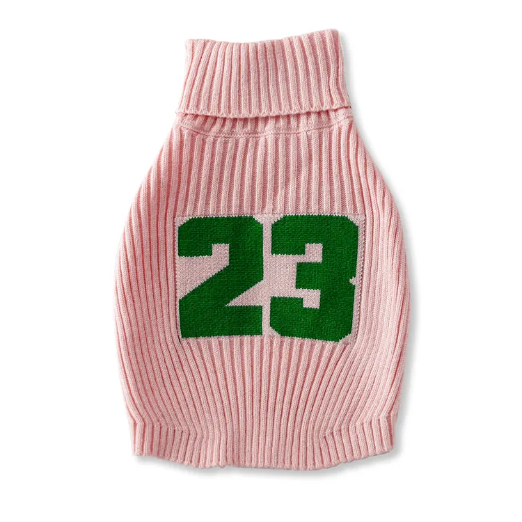 custom-varsity-number-23-pet-sweater-pink