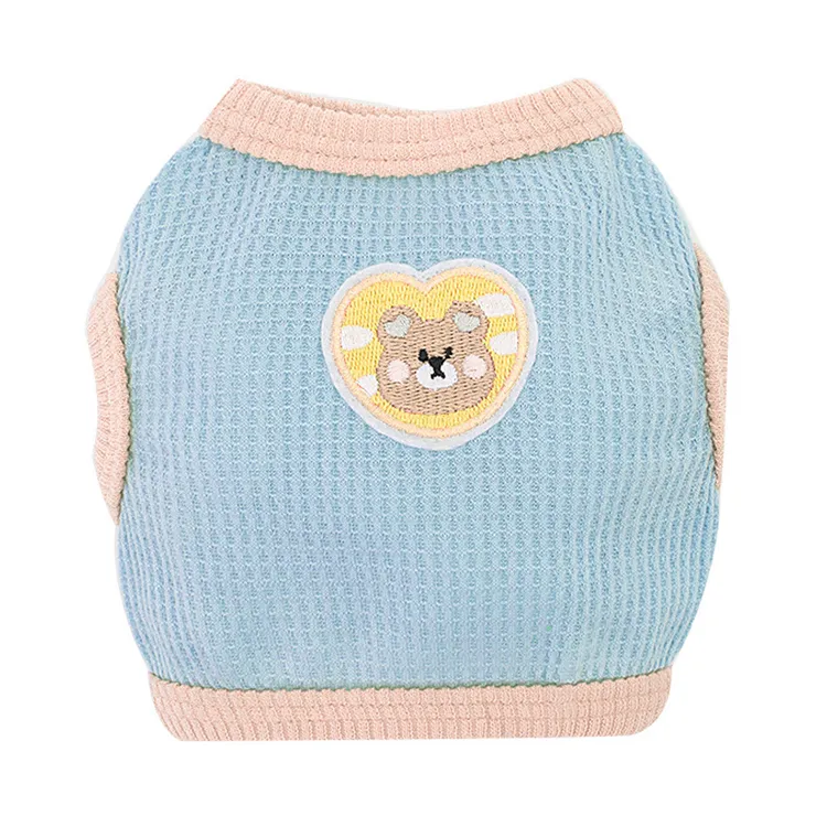 custom-waffle-knit-bear-pet-vest-blue