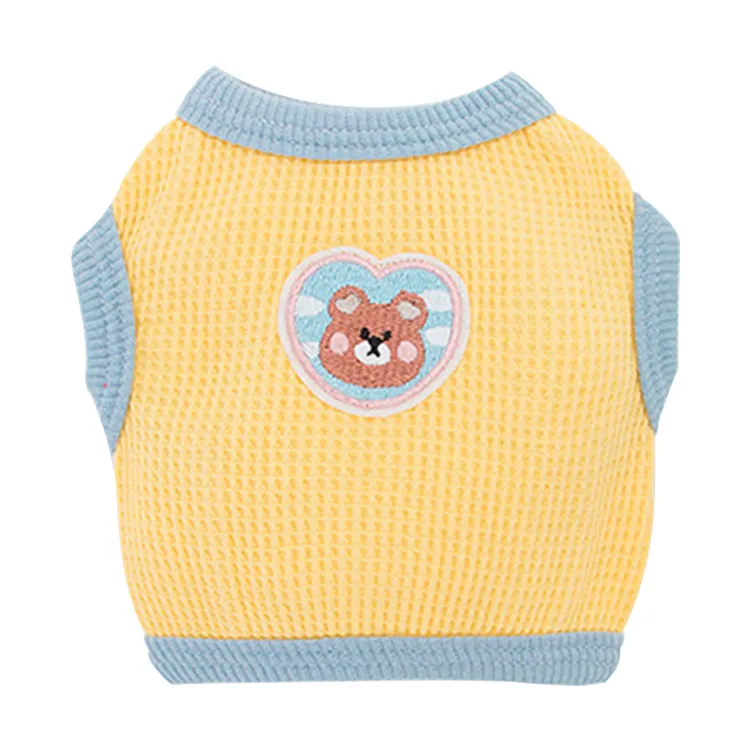 custom-waffle-knit-bear-pet-vest-light-yellow