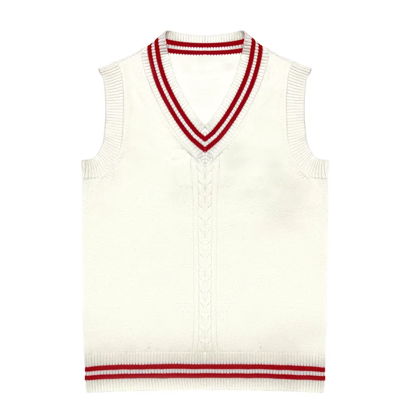 custom-striped-v-neck-sweater-vest-red