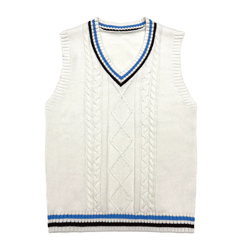 custom-striped-v-neck-sweater-vest-school-uniform-blue