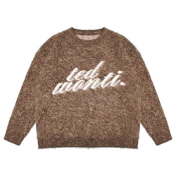 custom-brushed-mohair-blend-graphic-sweater-brown