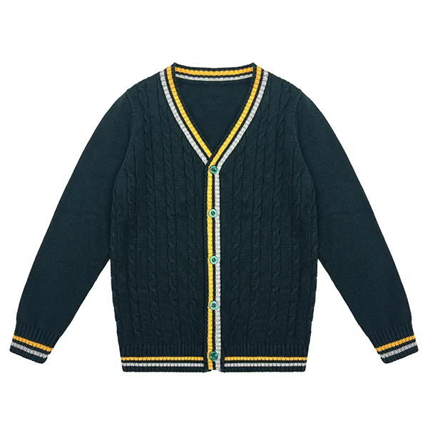 custom-cotton-cable-knit-school-cardigan-jacket