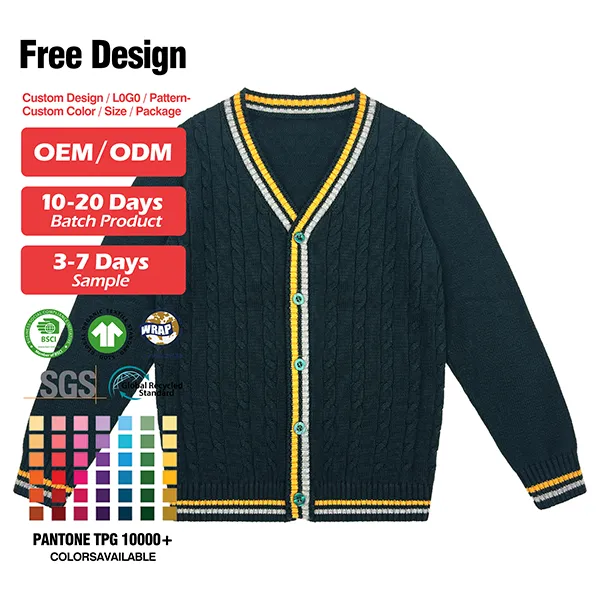 custom-cotton-cable-knit-school-cardigan-jacket