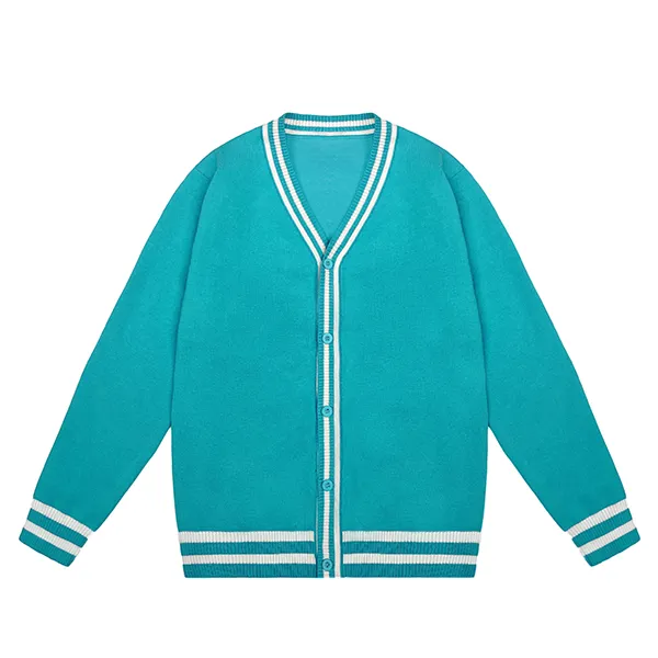 custom-kids-varsity-striped-cardigan-jacket-cyan