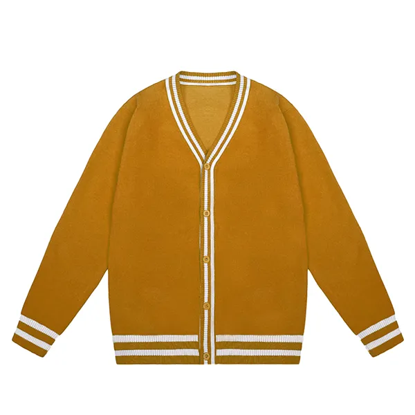 custom-kids-varsity-striped-cardigan-jacket-yellow