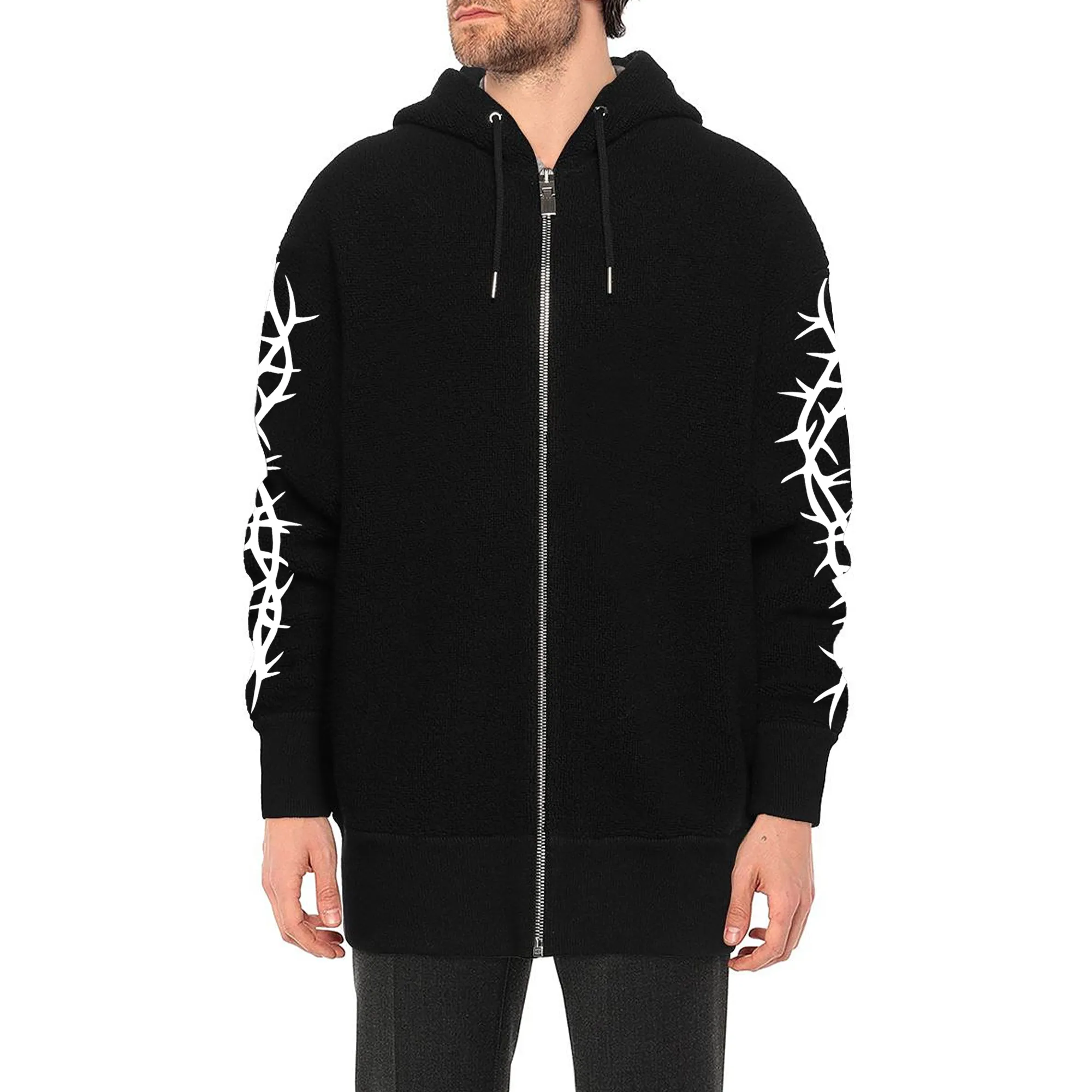 custom-jacquard-knit-zip-up-jacket-streetwear-sweater-front