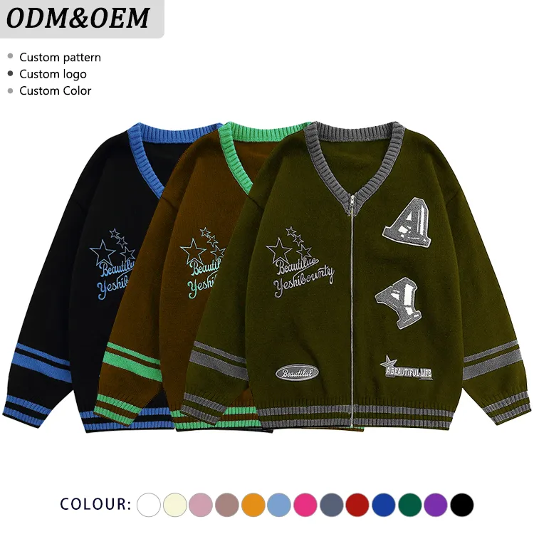 custom-oversized-varsity-knit-zip-up-jacket