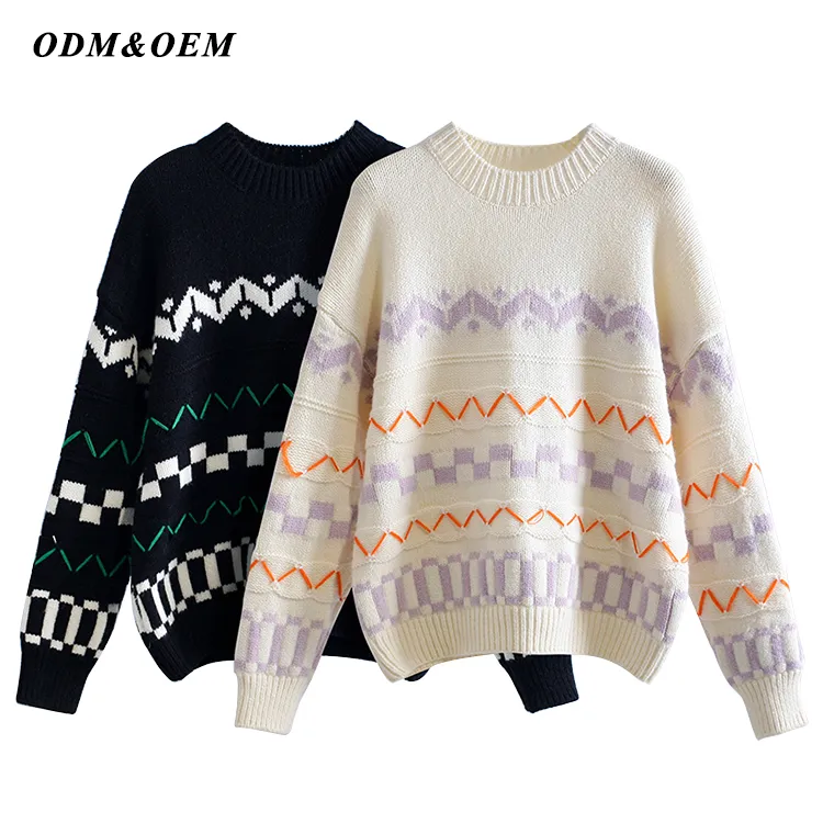 custom-geometric-patterned-jacquard-knit-sweater