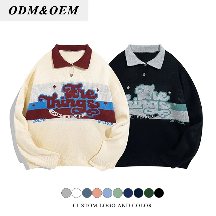 custom-graphic-jacquard-polo-knit-sweater