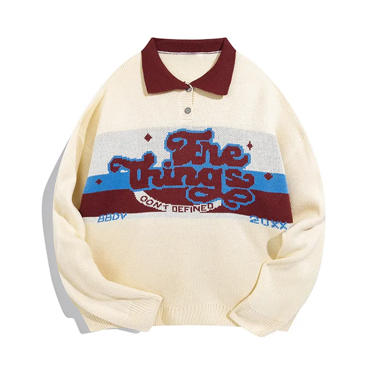 custom-graphic-jacquard-polo-knit-sweater-beige