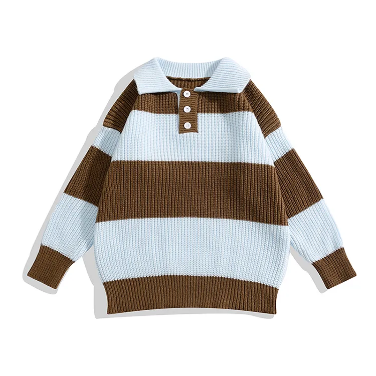 custom-striped-polo-knit-sweater-blue-and-brown