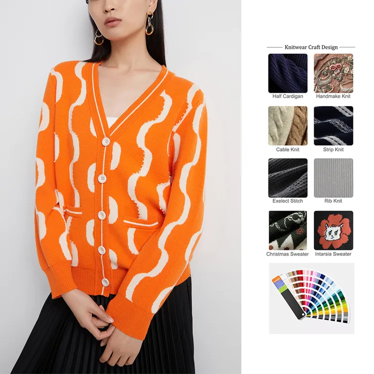 custom-abstract-wave-intarsia-cardigan