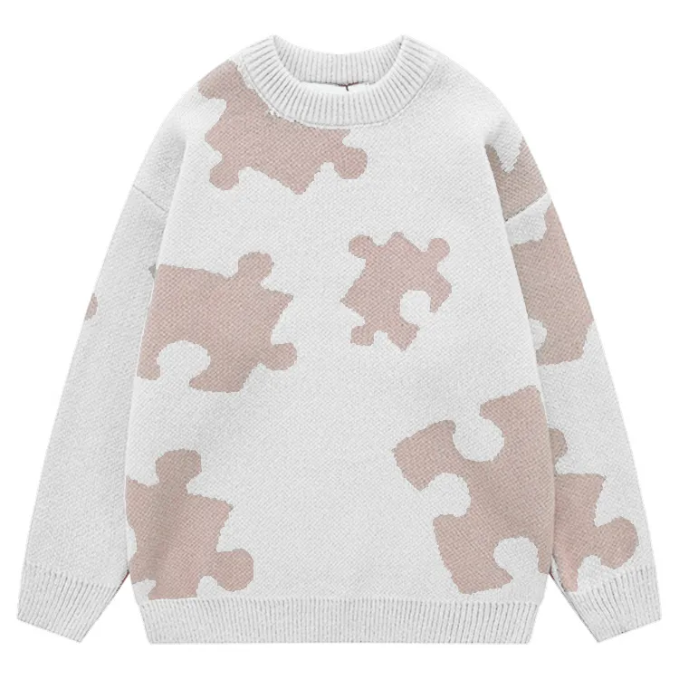 custom-jigsaw-puzzle-motif-knit-sweater-white