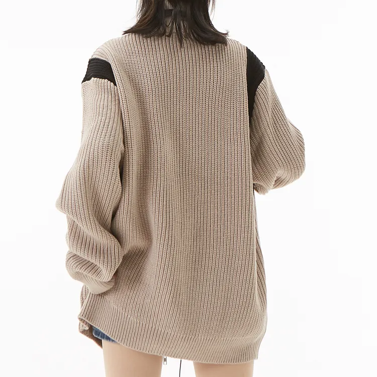 custom-graphic-two-tone-zip-up-knit-jacket-back