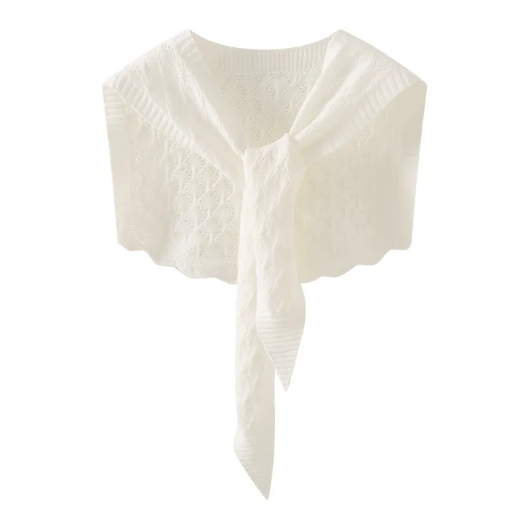 custom-openwork-cable-knit-poncho-shawl-white