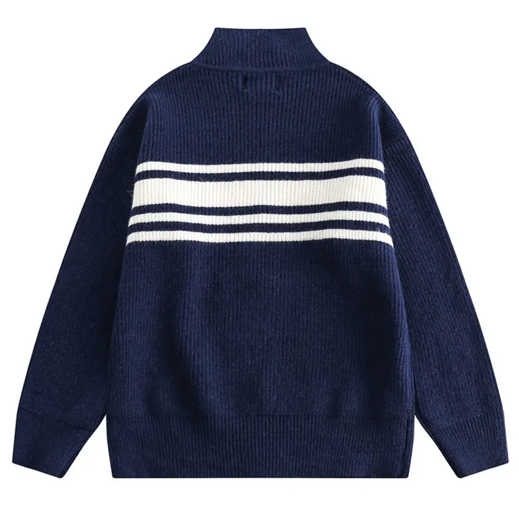 custom-striped-varsity-zip-up-knit-jacket-blue