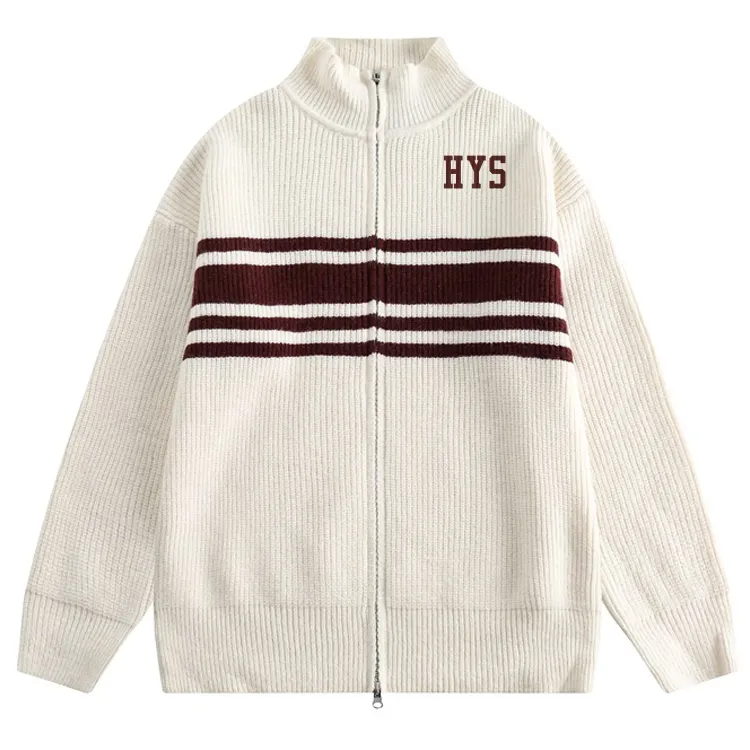 custom-striped-varsity-zip-up-knit-jacket-white