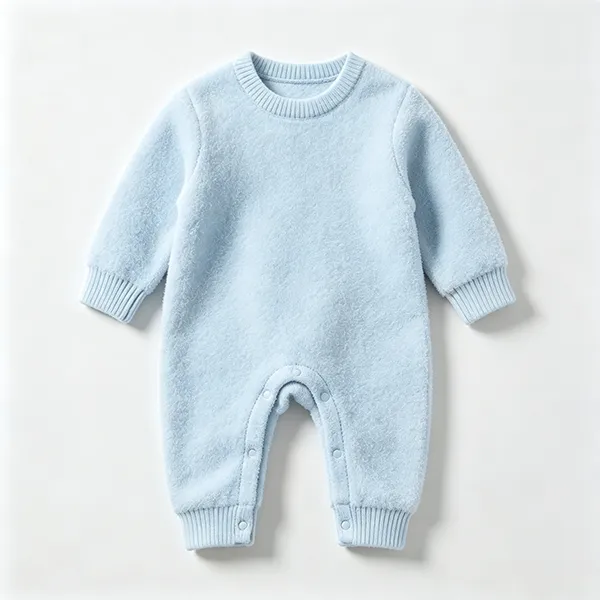 custom-oem-infant-chenille-romper-jumpsuit-blue