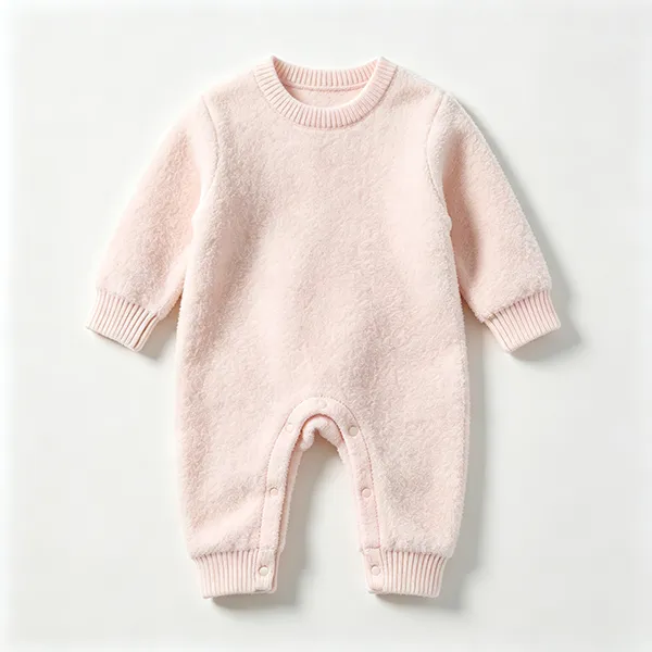 custom-oem-infant-chenille-romper-jumpsuit-pink