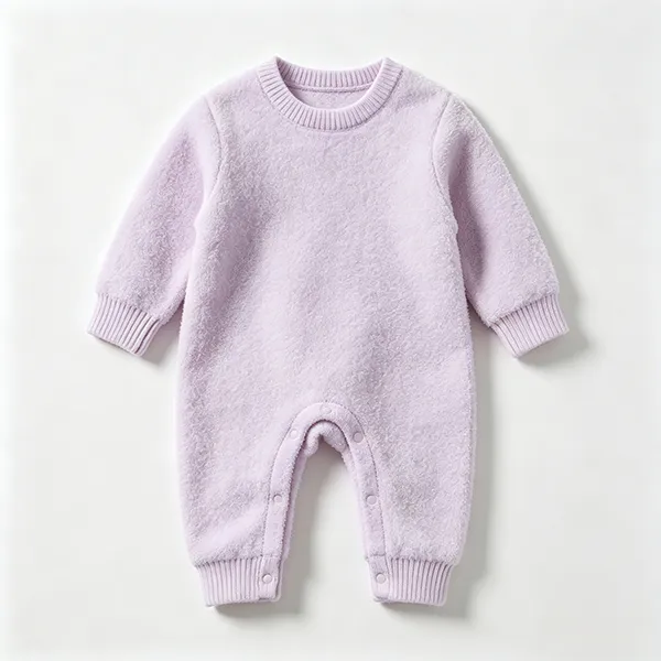 custom-oem-infant-chenille-romper-jumpsuit-purple