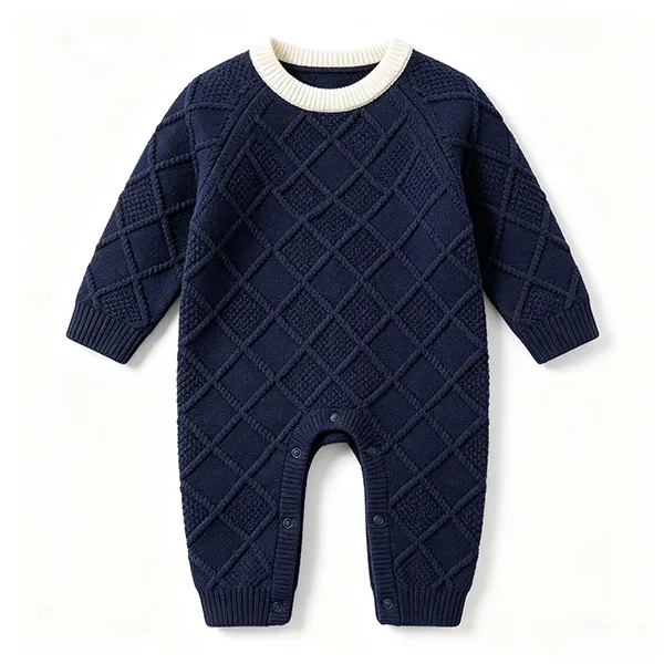 cable-knit-baby-romper-raglan-sleeve-snap-closure-blue