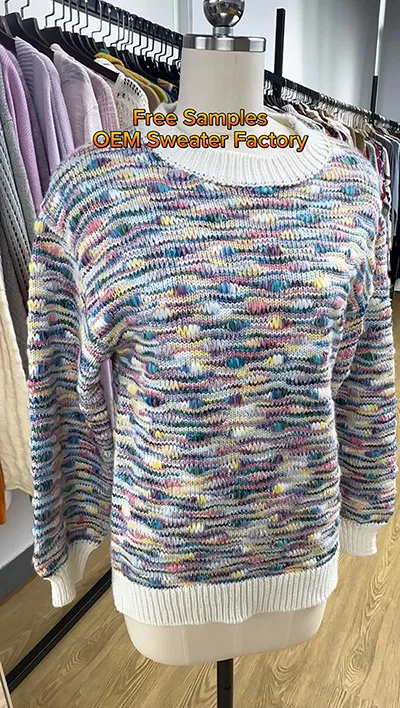 oem sweater factory custom landscape cardigans
