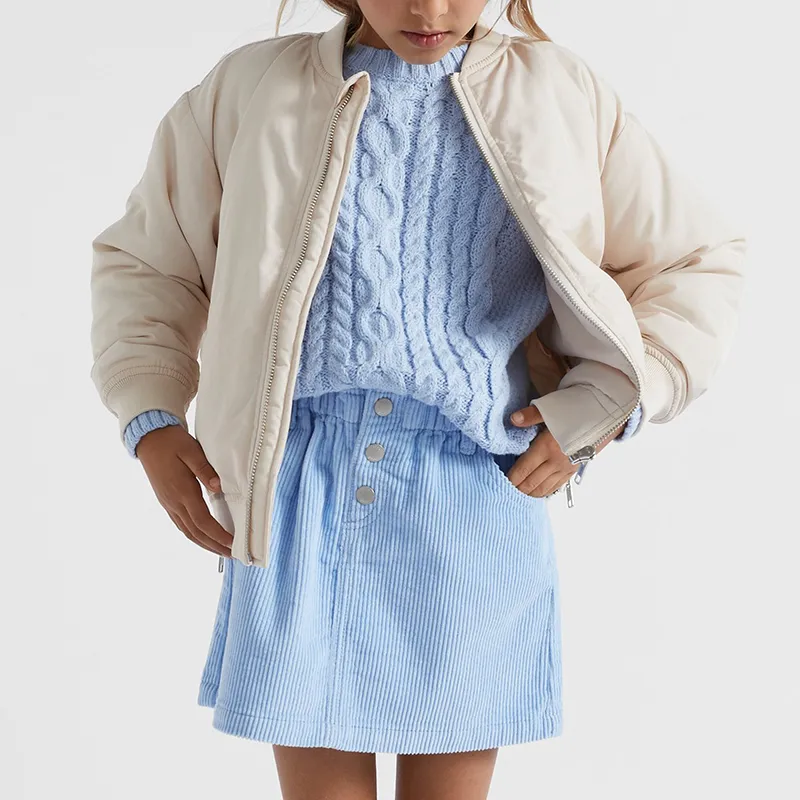 kids classic cable knit sweater
