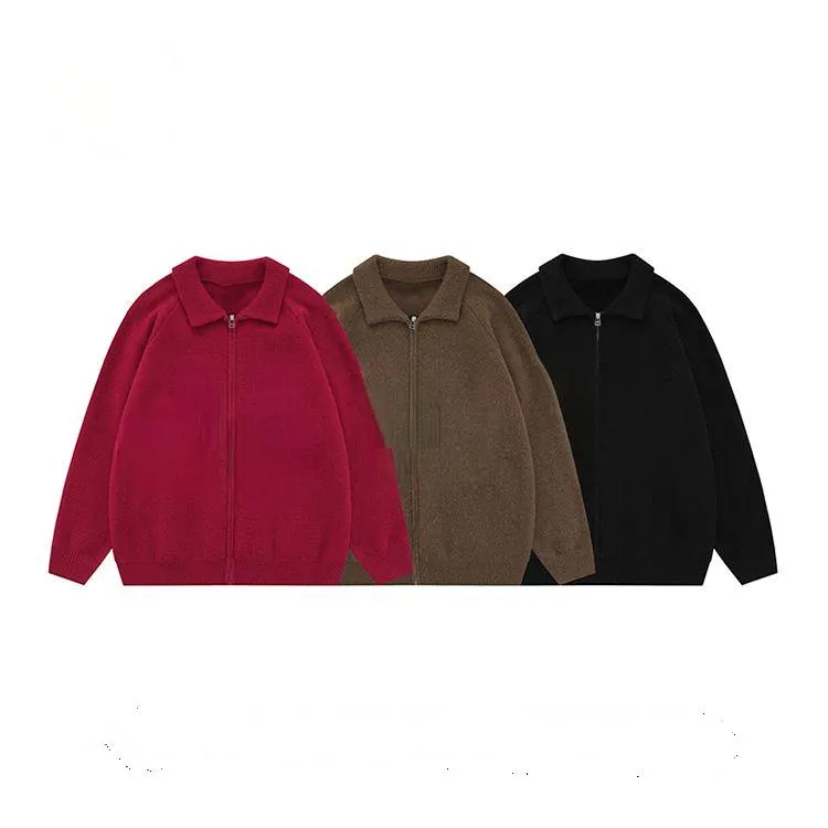 mens heavyweight cotton polo jacket all colors