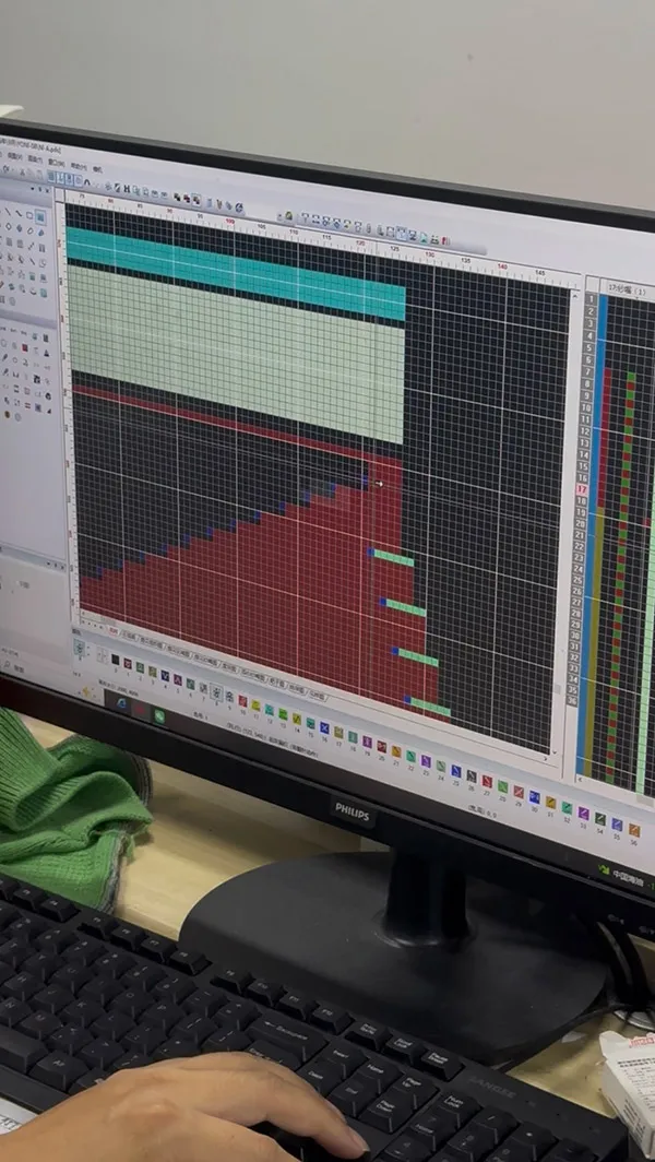 zfong knitwear sample room pattern making and programming